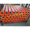 Material entregando piezas de euipment v Rollers de retorno